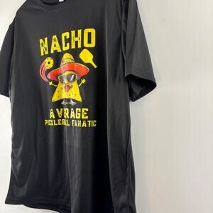 Pickleball Funny T shirt Gift Idea Men's Large Black